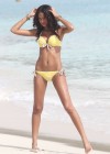 Gracie Carvalho poses for a Victoria's Secret bikini photoshoot in St. Barts. - May 2012